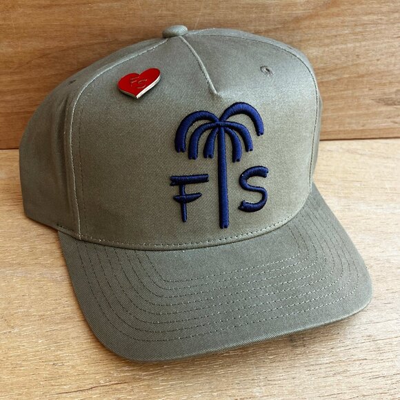 FRED SEGAL MITCHELL & NESS PRO PINCH SNAPBACK HAT Green Adjustable Fit NEW - Picture 1 of 6